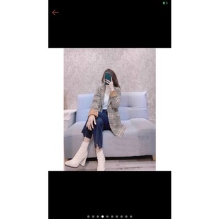 Áo dạ kẻ 2 lớp