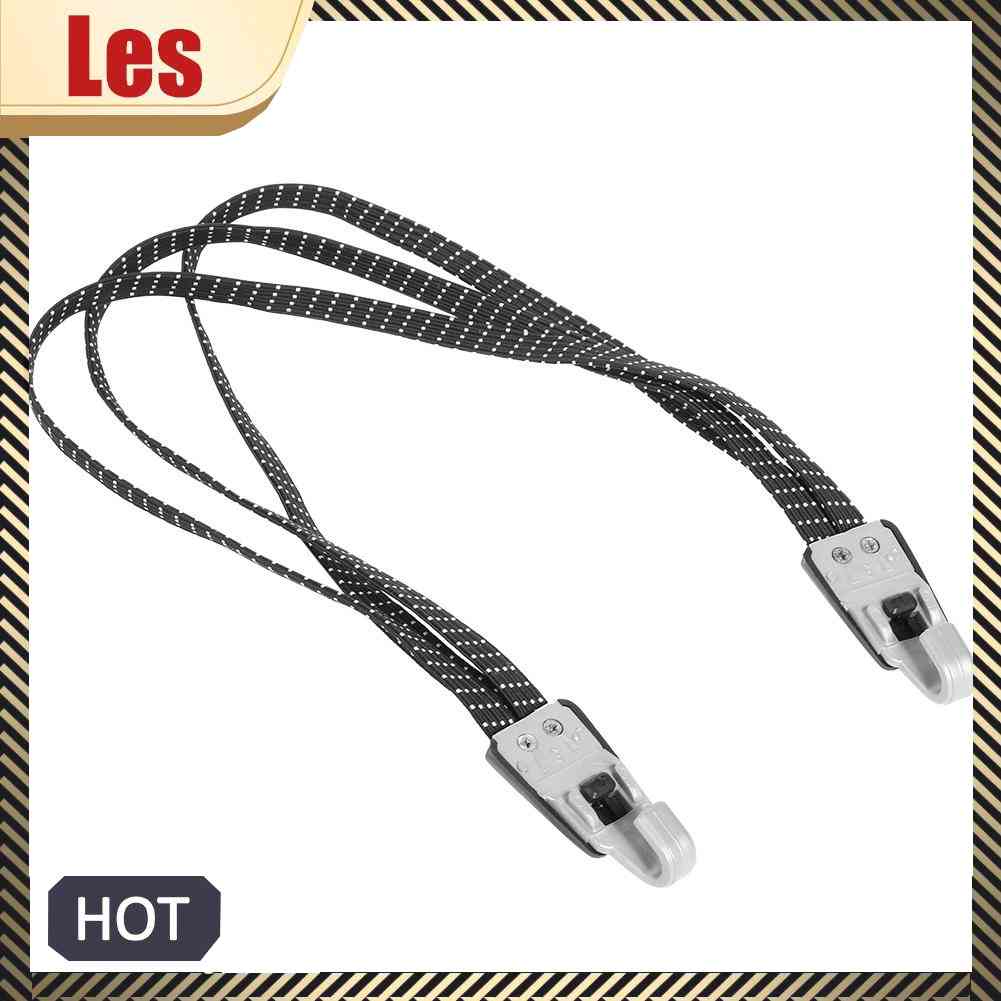 Dây Ràng Hành Lý Xe Đạp Leo Núi Bằng Cao Su Co Giãn Kèm Móc Nhựa