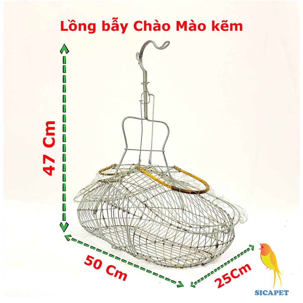 Lồng bẫy chào mào - bẫy Khuyên, Lồng bẫy chim Khuyên - chim Chào Mào SICAPET