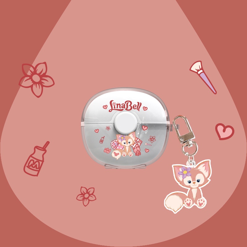 Vỏ Bảo Vệ Hộp Sạc Tai Nghe Lenovo XT95 Pro TWS Bằng TPU Mềm Trong Suốt + Dây Đeo Chống Sốc