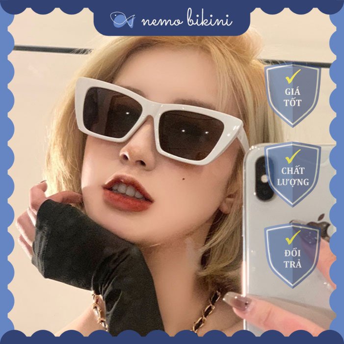 Kính râm nam nữ cao cấp chống tia UV tuyệt đối, kèm hộp đựng đi biển thời trang Nemo Bikini