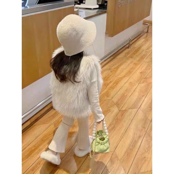 Áo di lê lông đẳng cấp xịn xò cho bé gái