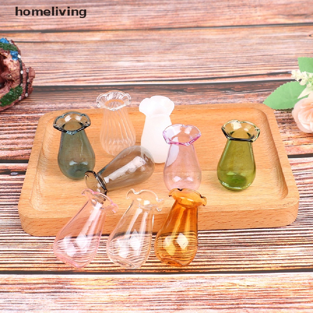 Chậu Kính Trồng Cây Mini Tỉ Lệ 1: 12 Trang Trí Nhà Búp Bê