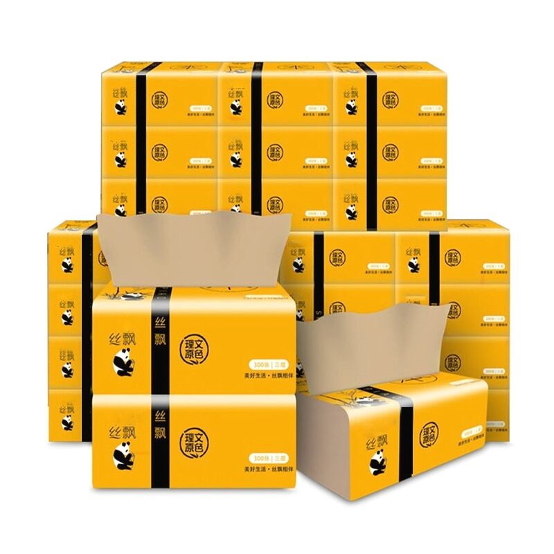 Giấy ăn gấu trúc sipiao siêu dai (gói 300 tờ)