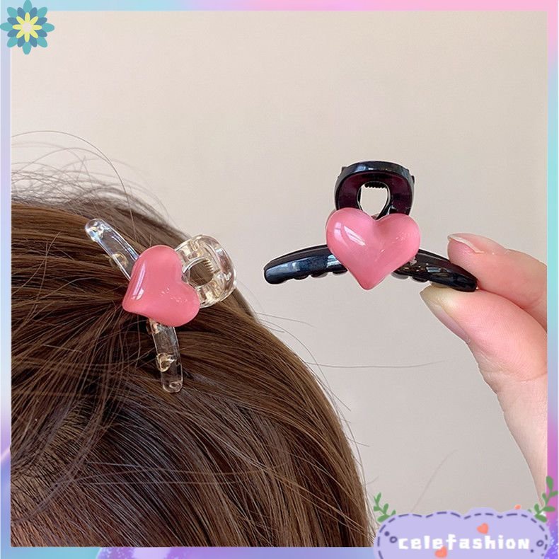 Kẹp Tóc Hình Trái Tim Nhỏ Phong Cách Hàn Quốc Dễ Thương Thời Trang Cho Nữ