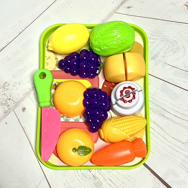 Khay đồ chơi thái hoa quả nhựa 811-114