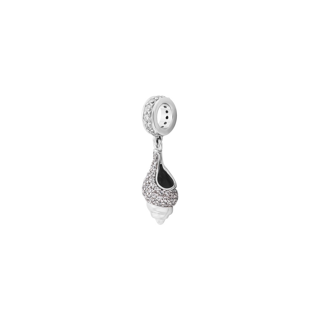 Hạt Charm Bạc đính đá ECZ PNJSilver ốc Xoắn XMXMW000015