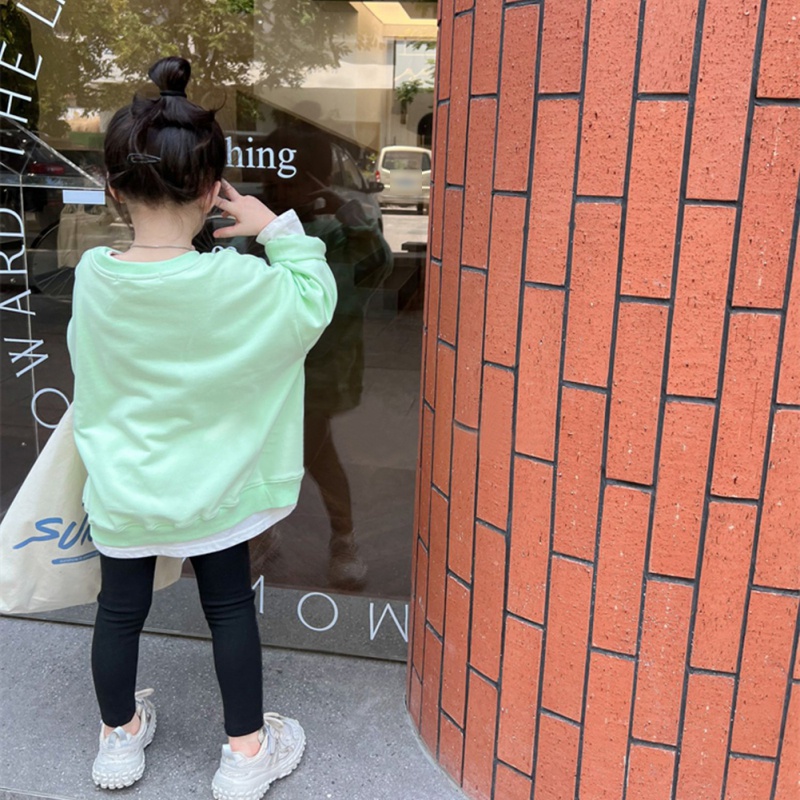 Quần Legging Lưng Cao Chất Liệu Dày Dặn Ấm Áp Thời Trang Cho Bé Gái