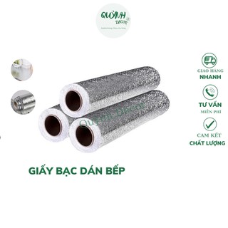 GIẤY BẠC DÁN BẾP CÁCH NHIỆT CHỐNG THẤM DỄ LAU CHÙI KHỔ LỚN 60 X 2M