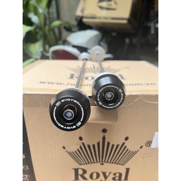 chống đổ evotech bánh xe pkl bmw s1000 z1000 z900 ducati cbr1000 r1 r6