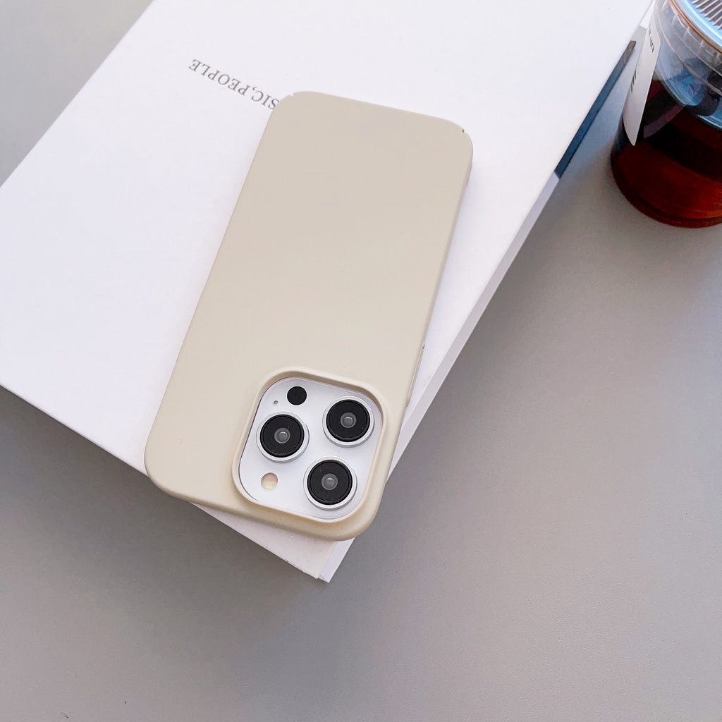 Ốp Điện Thoại TPU Mềm Chống Sốc Màu Cà Phê Cho iPhone 14 13 12 11 Pro Max XR XS 7 8 Plus