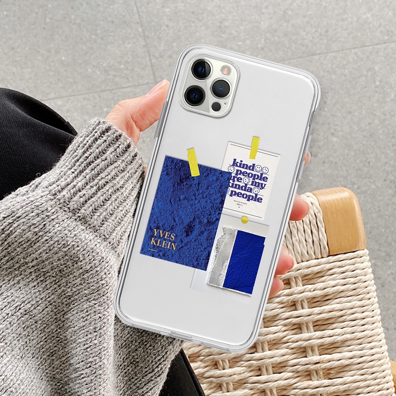 Ốp lưng iphone giấy dính tường độc ốp vuông trong suốt bảo vệ cam 6/6splus/7/7plus/8/8plus/x/xr/xs/11/12/13/14/pro/max/p