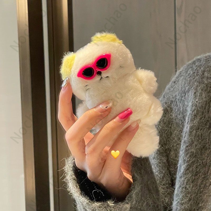 Vỏ Bảo Vệ Hộp Sạc Tai Nghe airpods pro / 3 / 1 / 2 / 3 pro Hình Gấu Bông Dễ Thương