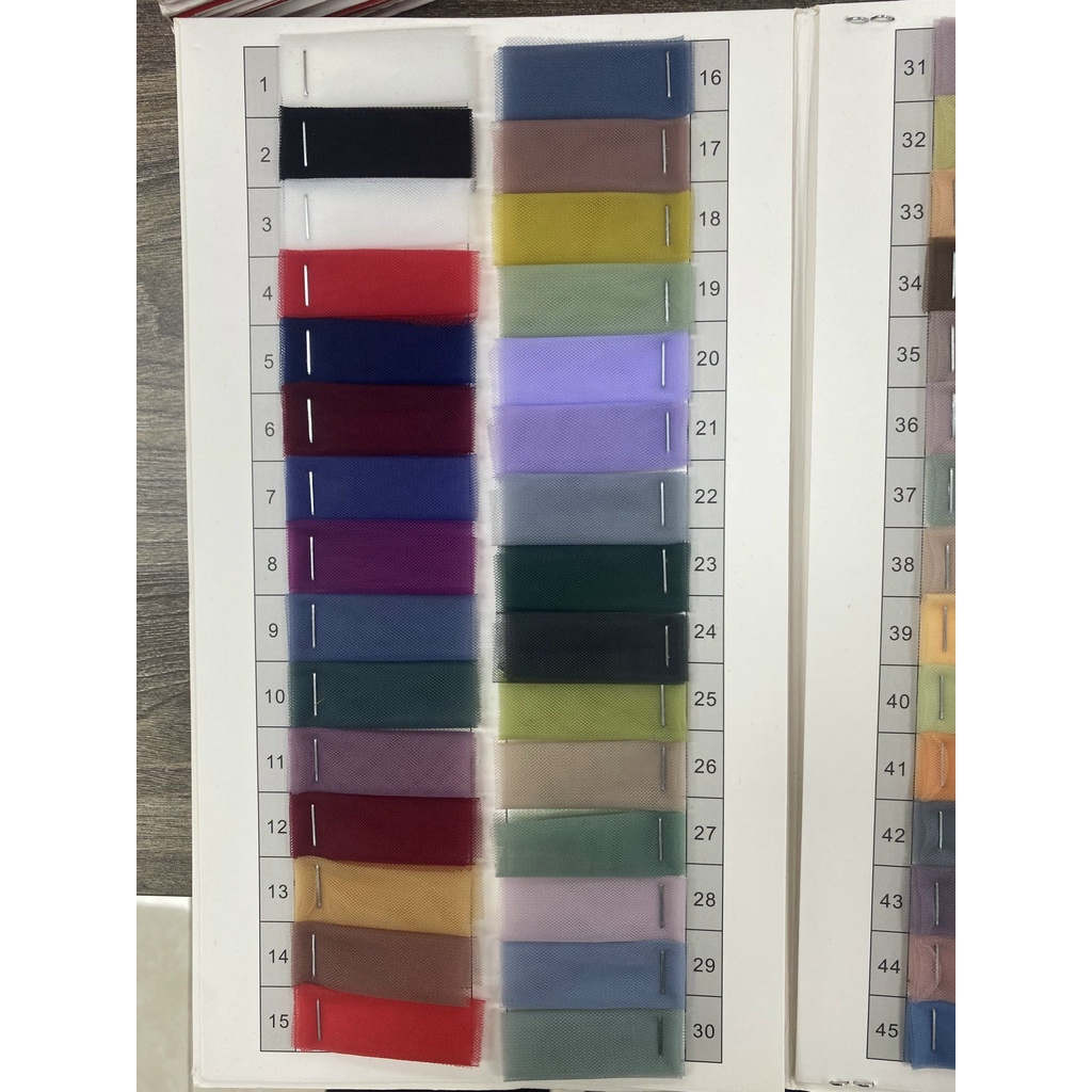 [Sỉ tận gốc] Combo 10m voan lưới mềm tự chọn màu khổ rộng 1m7