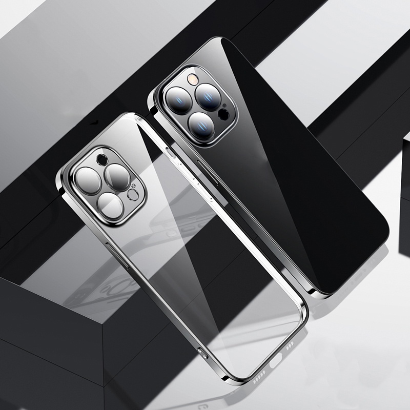 Ốp Điện Thoại Chống Rơi Bảo Vệ Ống Kính Máy Ảnh Cho iPhone 14 13 12 11 Pro Max Mini XS XR X 8 7 6 6S Plus SE 2020