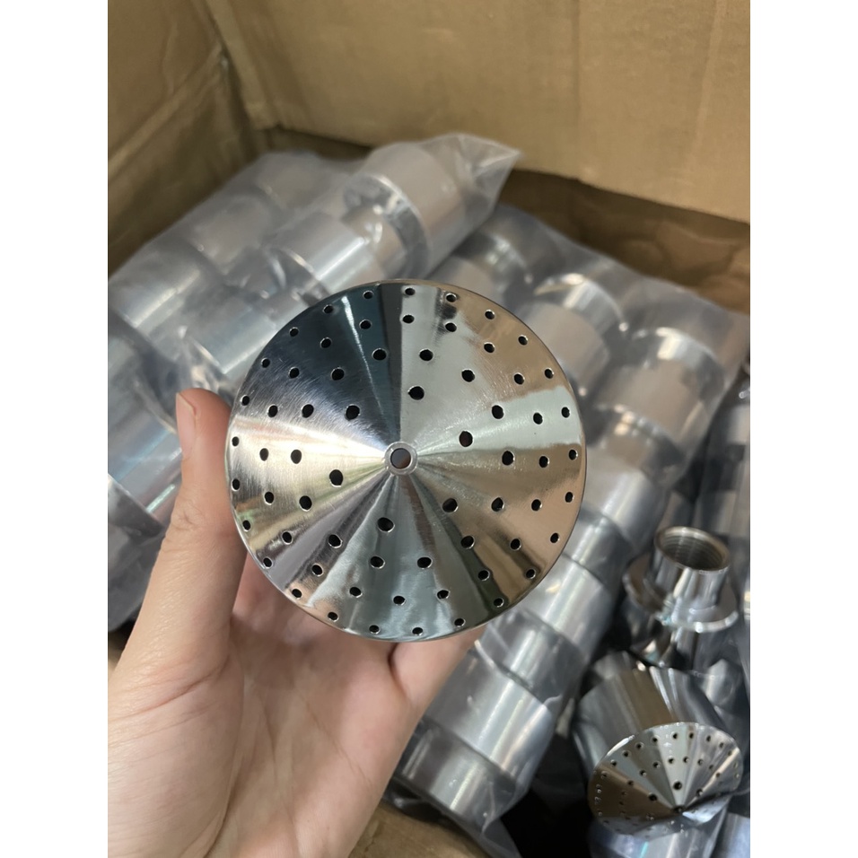 Đầu Phun Nước Hình Chùm INOX 27mm Cho Đài Phun Nước, Tiểu Cảnh, Hòn Non Bộ