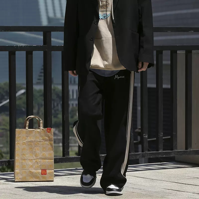 NRVP Quần Thể Thao Dài Dáng Rộng Phong Cách Thời Trang Hàn Quốc