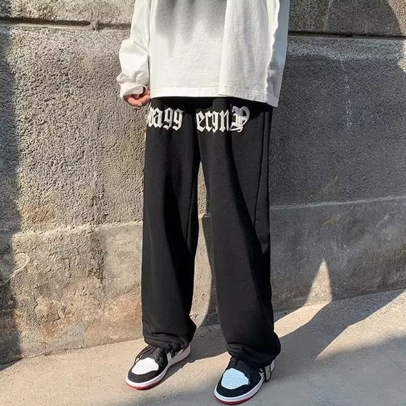 Quần Dài Thể Thao In Chữ Phong Cách Hip Hop Mỹ TF1 Thời Trang Cho Nam