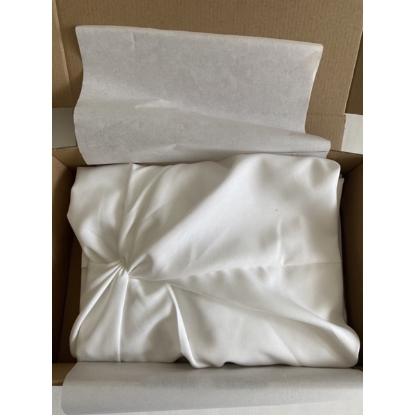 TIỂU DESIGN Đầm xoắn eo xẻ tà dáng ôm suông