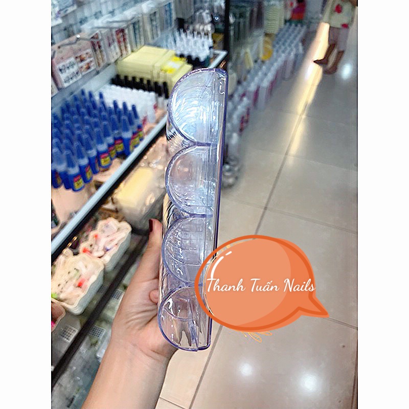 KHAY MICA ĐỰNG PHỤ KIỆN NAILS, 24 Ô