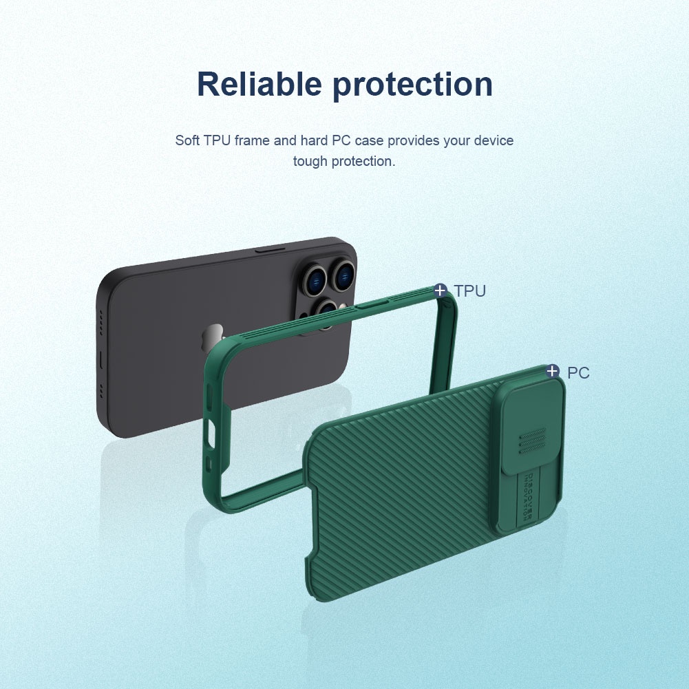 Ốp Nillkin bảo vệ Camera cho iPhone 14 Pro / iPhone 14 Pro Max Nillkin Camshield PRO nắp đậy bảo vệ Camera