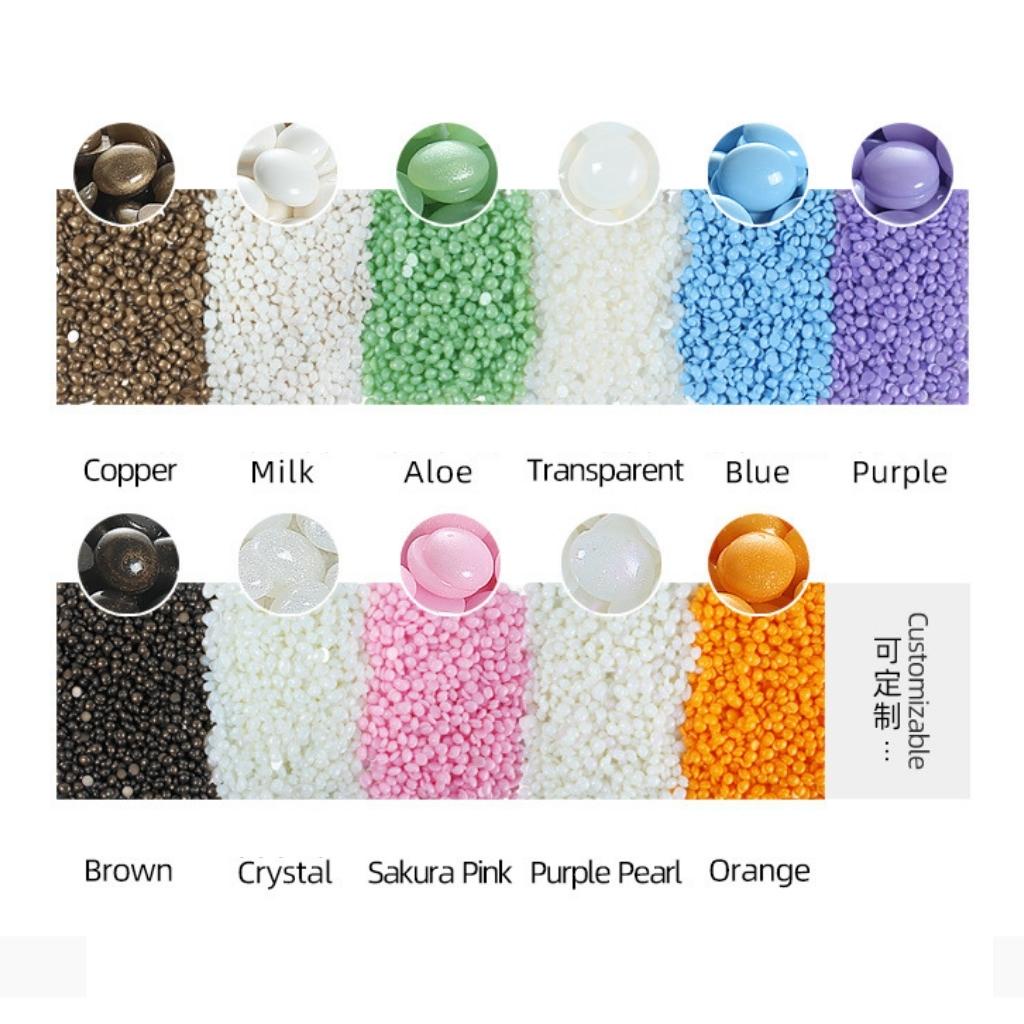 Sáp wax lông nóng Hard Wax Bean hạt đậu 100g tặng kèm que - sáp triệt lông jint