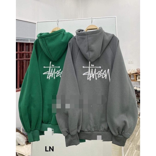 Áo hoodie chữ ký in 2 mặt mũ 2 lớp TH6