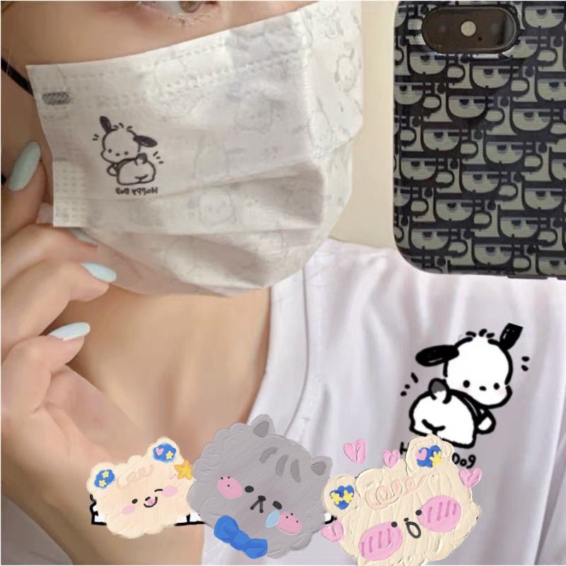[ Có Sẵn ] Khẩu Trang Y Tế Hoạ Tiết Siêu Dễ Thương Dành Cho Người Lớn