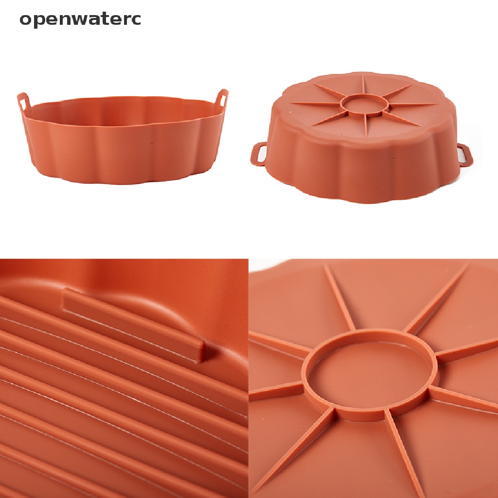 1 Nồi Chiên Không Dầu Bằng Silicone Chống Dính Tái Sử Dụng Được 6.5inch