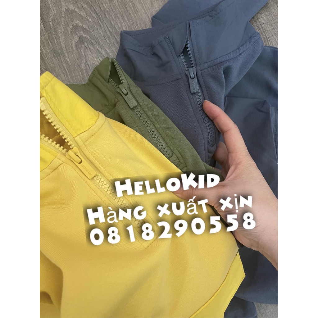 A706 - Áo nỉ thun túi trước đơn giản cho bé