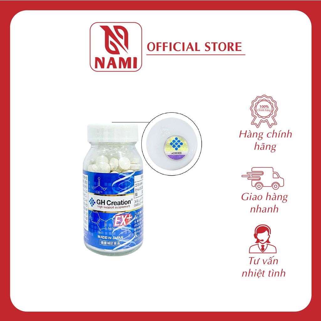 Viên uống Tăng chiều cao GH Creation EX 270 viên Nhật Bản mẫu mới