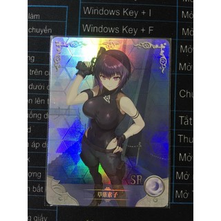 Thẻ bo góc nhân vật motoko kusanagi – ghost in the shell ns-02-m02 – sr