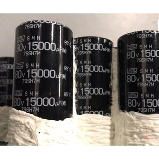 Tụ lọc nguồn 15000uf 80v tháo máy chính hãng nippon chemicon tụ hoá