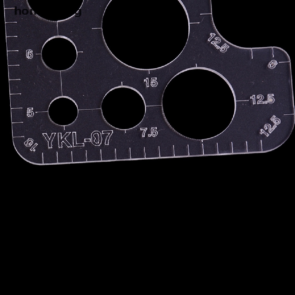 1 Thước Đo Góc Tròn Bằng acrylic Đầy Đủ Cho Đồ Da Thủ Công diy