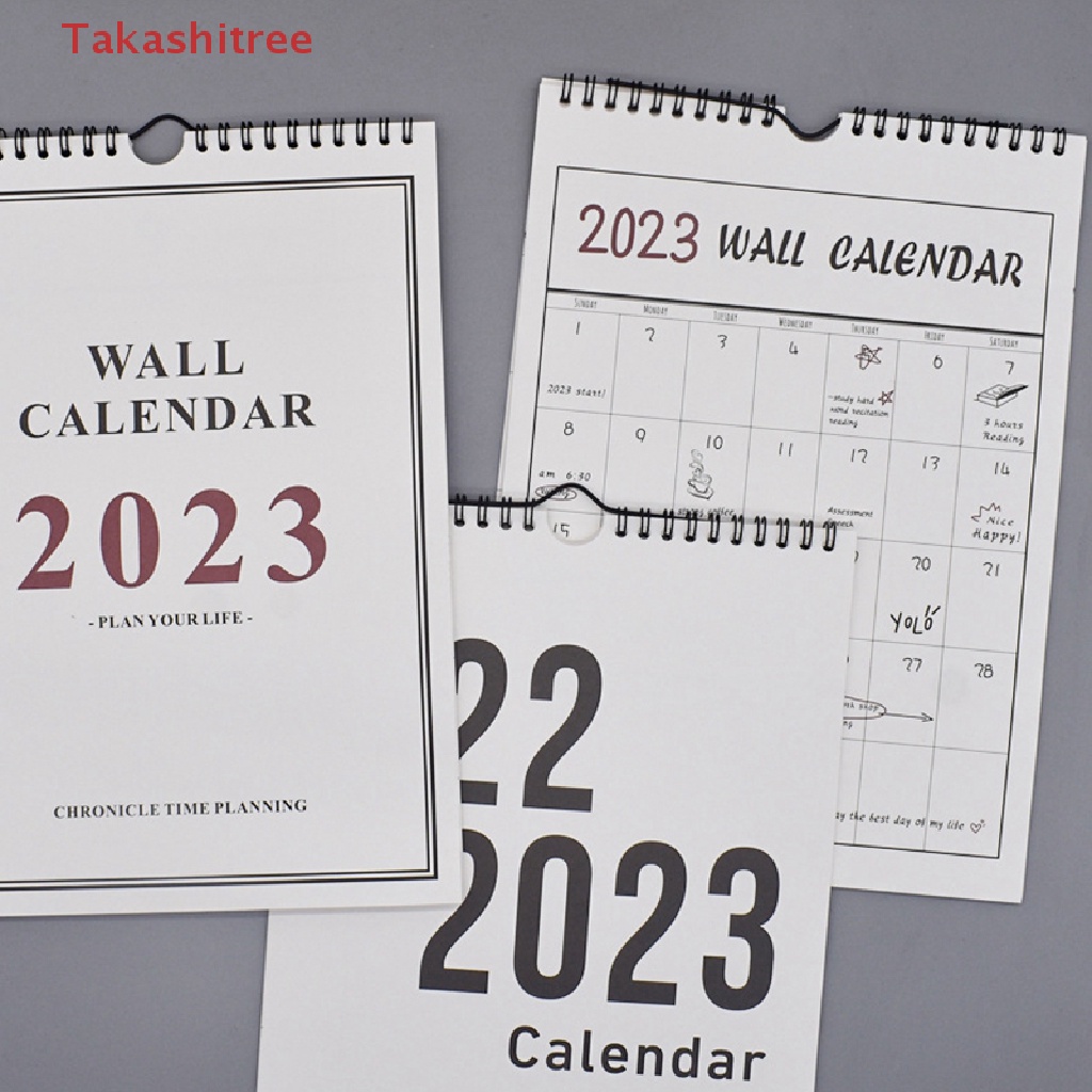(Takashitree) Lịch Lên Kế Hoạch Hàng Tuần 2023 Treo Tường Sắp Xếp Gọn Gàng