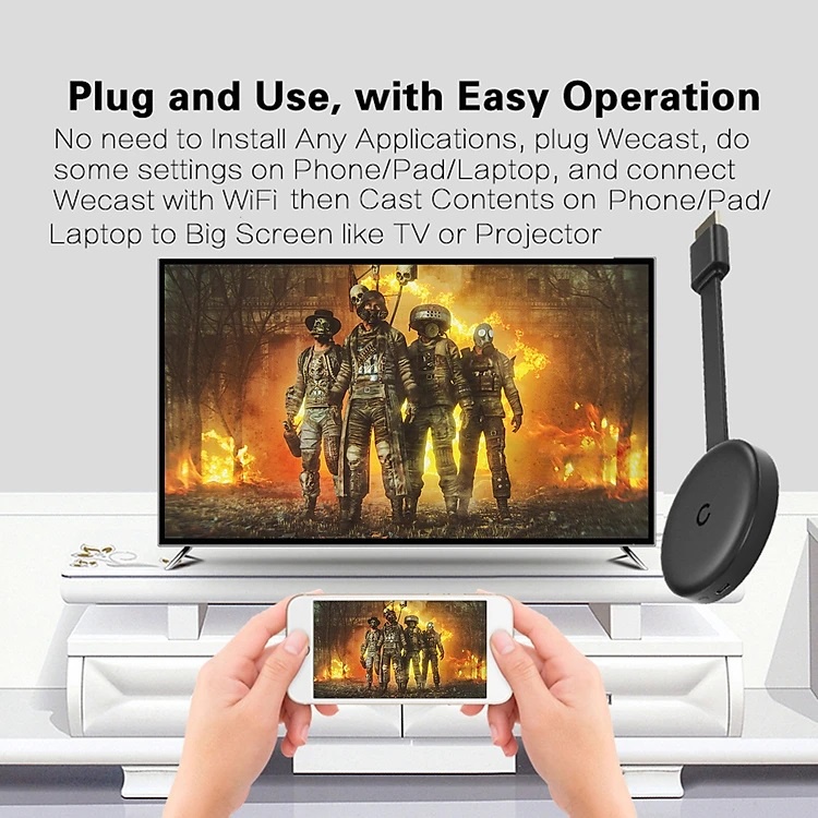 BỘ HDMI KHÔNG DÂY KẾT NỐI ĐIỆN THOẠI VỚI TIVI, MÀN HÌNH LCD, MÁY CHIẾU WIRELESS G13B