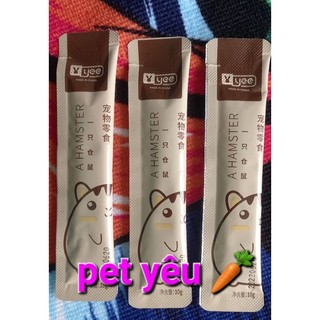 Súp thưởng hamster thức ăn hamster 🐀Freeship🐀 Mới 100% bồi bổ giúp hamster mập.mạp 🐹🐹