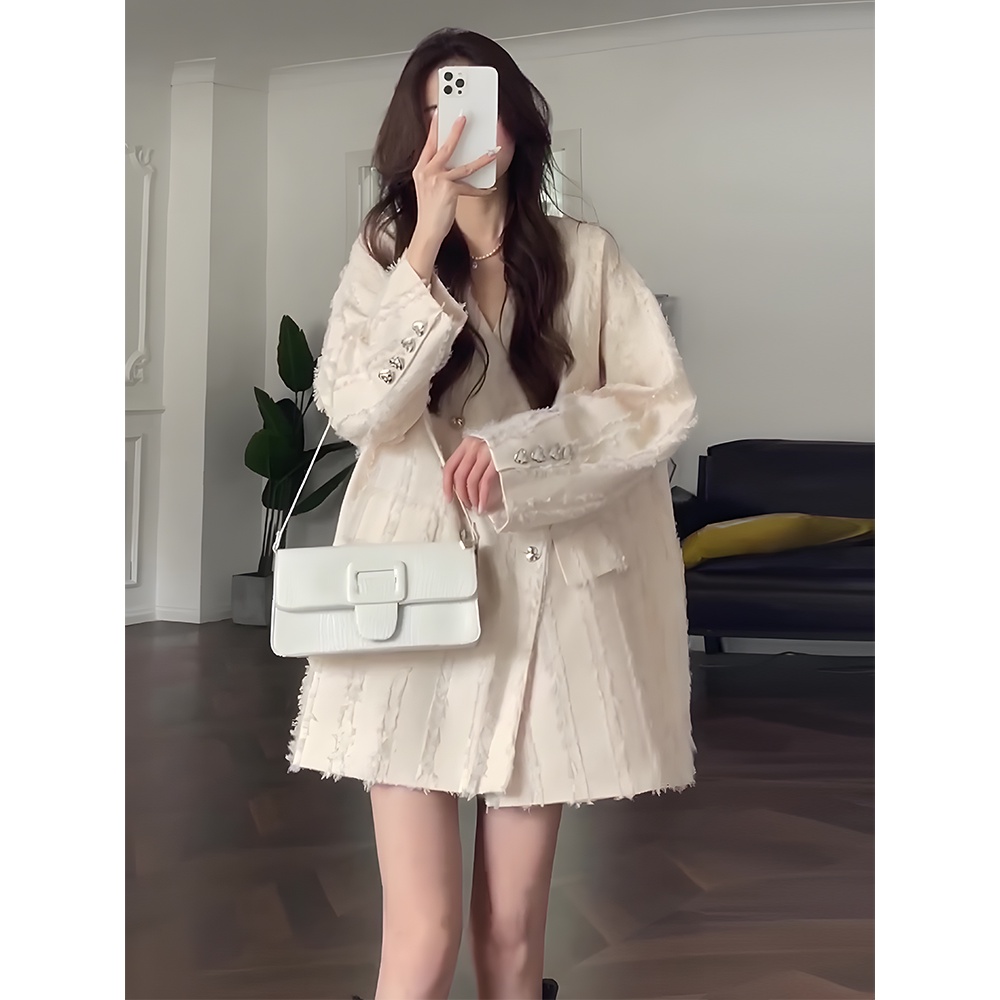 Áo Khoác Suit Dài Tay Thời Trang Xuân Thu 2022 Dành Cho Nữ