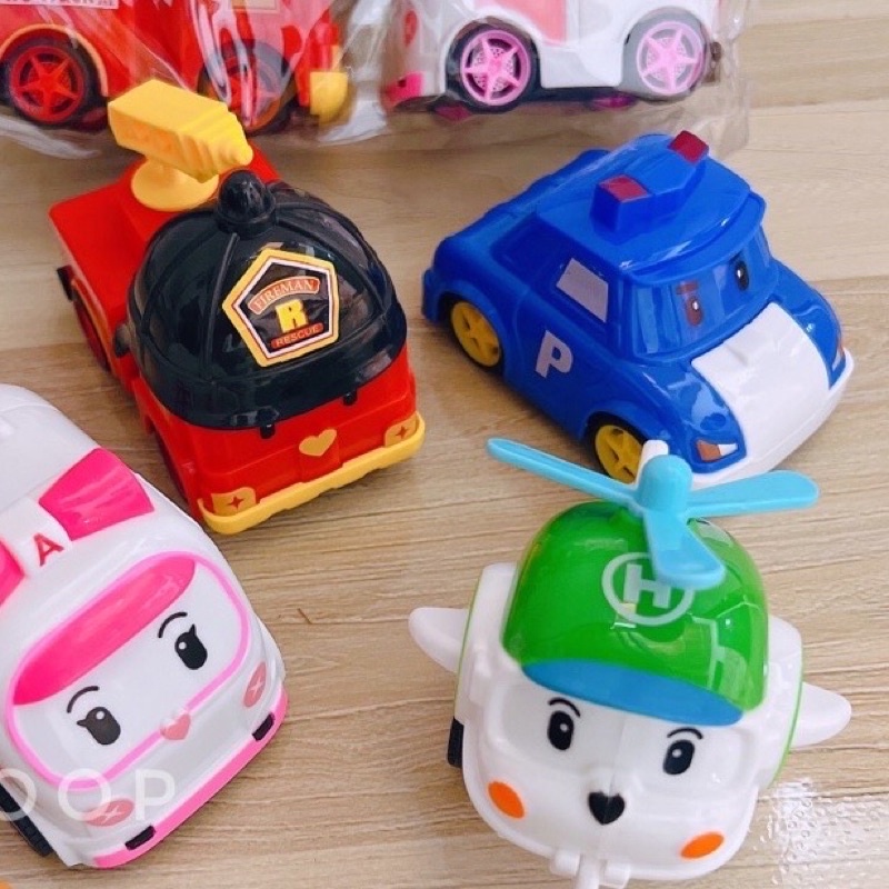 Túi 4 xe cứu hộ poly Bác Sĩ ,Pccc,cảnh sát