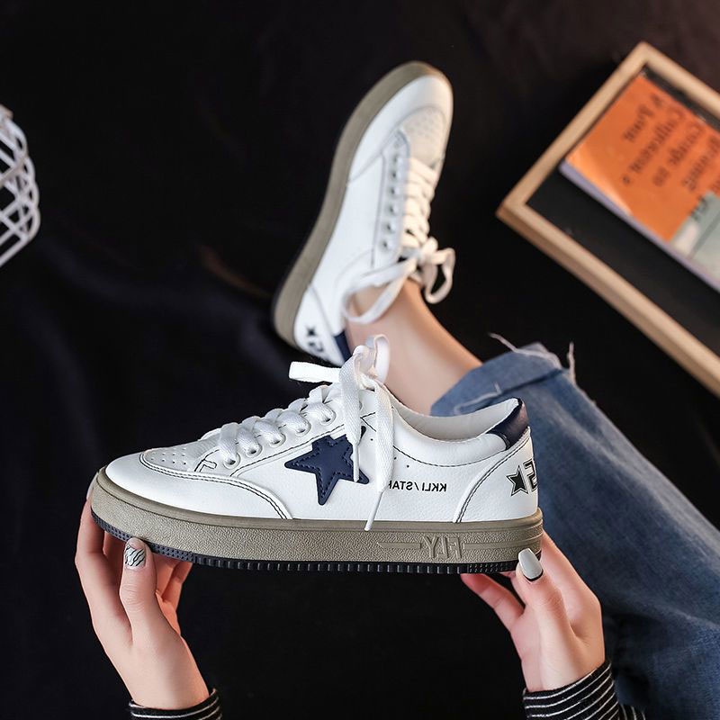 One more shoes Giày Thể Thao Đế Bằng Phong Cách Hàn Quốc Mới Cho Nữ