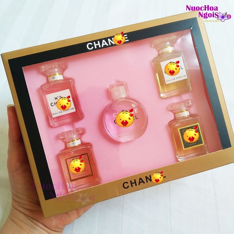 Sét nước hoa mini 5 chai