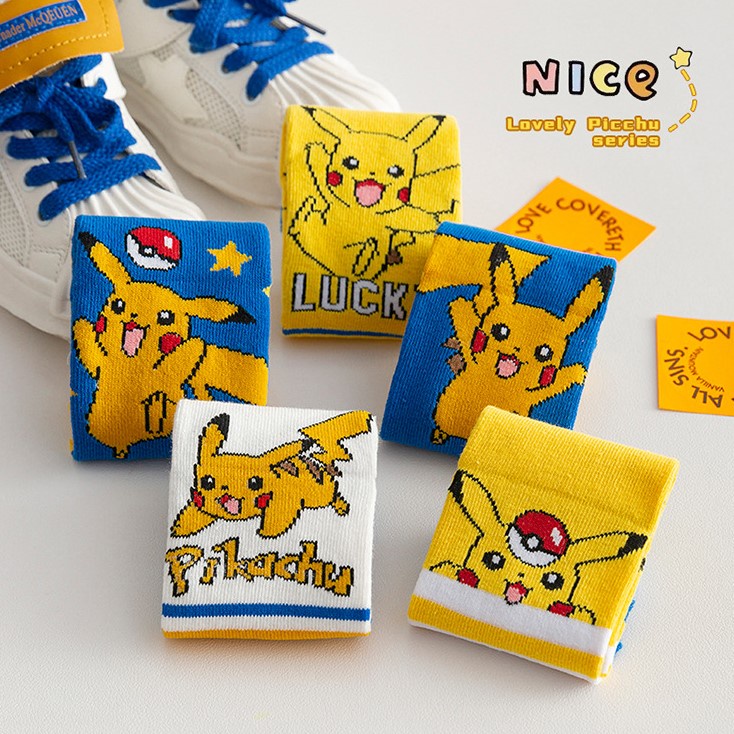 Set 5 Đôi Tất Chân Cho Bé, Tất Bé Gái, Tất Bé Trai, Hàng Xuất Nhật, Chất Cotton Kháng Khuẩn, Mềm Mại Cho Bé Từ 1-11 Tuổi