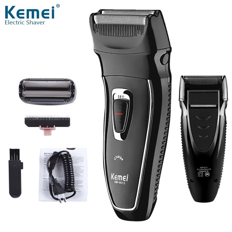 Máy Cạo Râu Đa Năng 2 Lưỡi Kép Tặng Kèm Lưỡi Thay Thế Kemei KM 8013