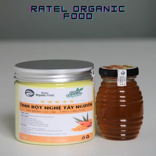 Tinh bột nghệ nguyên chất 100% organic từ bột nghệ tươi chứa nhiều curcumin có chứng nhận atvstp