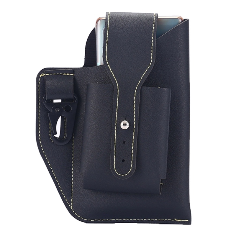 Túi Da Đựng Điện Thoại Đeo Thắt Lưng Phong Cách Vintage Cho Nam