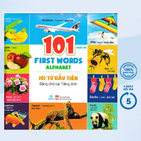 Sách - 101 Từ Đầu Tiên - Bảng Chữ Cái Tiếng Anh (ND)