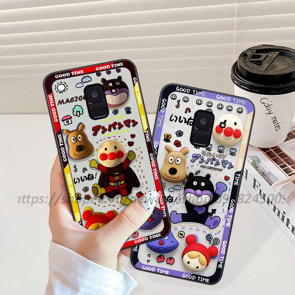 Ốp Samsung A6 2018/ A6 Plus/ A8 2018/ A8 Plus/ J8 in hình 3D Bear love,Kuromi,Space cute độc lạ