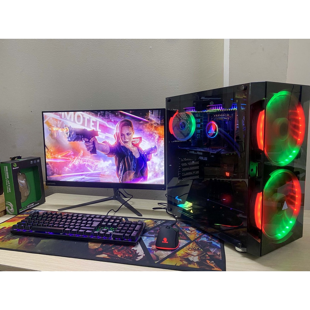 Full bộ PC GAMING VGA 1050ti 4GB tản nước chiến game siêu kinh điển - Pubg, GTA V, Lol, FO4, Valorant, CALL OF DUTY