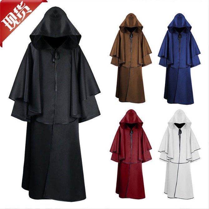 Manyi Shang Shang Áo Choàng Có Mũ Trùm Đầu Phù Thủy Thần Chết Hóa Trang Halloween