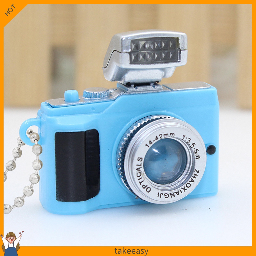 Móc Khóa Hình Máy Ảnh Có Đèn LED Và Âm Thanh Độc Đáo Trang Trí Điện Thoại